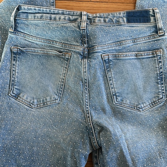 Pilcro High-Rise Rhinestone Jeans | 29 - Picture 5 of 7